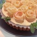 みーちゃん0211's cooksnap of when they made ☆★アップルローズタルト☆★.