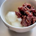 食いしんぼうオバサン's cooksnap of when they made 白玉あずき.