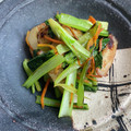 gohanちゃん's cooksnap of when they made 小松菜とさつま揚げのさっと炒め♪.