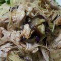 怪獣イブキング's cooksnap of when they made チキンとなすの冷製パスタ　柚子胡椒風味.