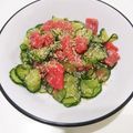 ☆雪矢☆'s cooksnap of when they made マグロ&きゅうりのマリネ.