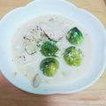aaaykk55's cooksnap of when they made 香るゴマみそ豆乳スープ♪芽キャベツde.