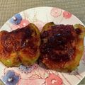 アンティーまゆ's cooksnap of when they made 簡単ピーマンの肉詰め美味しいタレ♪焼き方.
