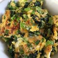 mauzai's cooksnap of when they made 野菜嫌いな子どももペロリ　小松菜の卵焼き.