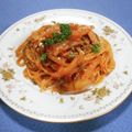 ＠迷子＠'s cooksnap of when they made クリーミーな我が家のナポリタン.