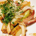 mi0625ura's cooksnap of when they made イカ一夜干し＆長ネギのバター炒め.