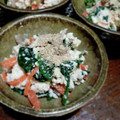 ひっこ's cooksnap of when they made 簡単なめらか♪ ほうれん草の白和え.