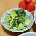 犬Gyami's cooksnap of when they made ブロッコリーのごまわさびマヨネーズ和え.
