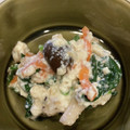 yykunko's cooksnap of when they made ほうれん草の白和え*･.