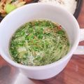 ハッピーまるしぇ's cooksnap of when they made 思い立ったらすぐ！簡単スプラウトスープ★.