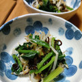 tamispada's cooksnap of when they made 小松菜ともやしの塩こんおかか和え.