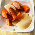 たつまきPAPAさん's cooksnap of when they made 簡単☆じゃがいもと大根とウインナーの煮物.