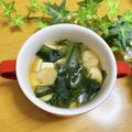 ルパンのかあさん☆彡's cooksnap of when they made 豆腐とわかめと麩の味噌汁.