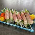 ♡pink's cooksnap of when they made 生ハムの野菜色々巻き.