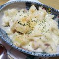 ねこのおかあさん☆'s cooksnap of when they made 余った生クリームで濃厚クリームグラタン.