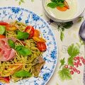たくまま520's cooksnap of when they made 豆腐と大葉ジェノベーゼのビシソワーズ.