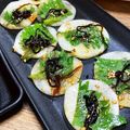 87yukimam's cooksnap of when they made 大根と大葉の塩昆布ポン酢漬け.