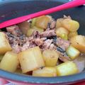 クックWCP8AM☆'s cooksnap of when they made 山うど　鯖水煮缶　簡単煮付け〜早春の味〜.