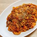 一番星寿美次郎's cooksnap of when they made ワンパンミートソースパスタ.
