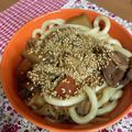 クック49L4Ho☆'s cooksnap of when they made 肉じゃがうどん.