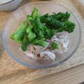 クックMQQTNW☆'s cooksnap of when they made 菜花と鳥ささみのポン酢和え.