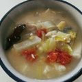 yokoyoko76's cooksnap of when they made 激うま★酸辣湯 サンラータン.