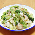 ドルフィンサーモン's cooksnap of when they made シーフードミックスと冷凍野菜で簡単塩炒め.