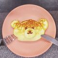 ＭEGUMI❤︎'s cooksnap of when they made カワイイ♡クマのホットケーキ♡.