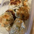 メイコ☆★'s cooksnap of when they made 鶏ささみの大葉チーズつくね焼きお弁当簡単.