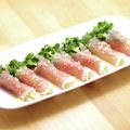 クックDAD's cooksnap of when they made カイワレ・クリームチーズの生ハム巻き.