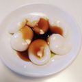 りる７１７'s cooksnap of when they made 白玉粉と上新粉でもちもちみたらし団子.