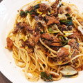 ゆらこさん♪'s cooksnap of when they made 簡単☆いわし蒲焼きの和風パスタ.