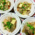 ふたごゆき's cooksnap of when they made 豚ごぼうこんにゃく厚揚げ人参のピリ辛炒め.