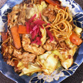 げんき1115's cooksnap of when they made 屋台の焼きそば.