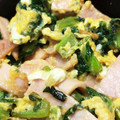 まちゃ之助's cooksnap of when they made 大根葉のたまご炒め.
