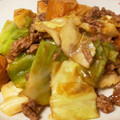 まきりんみわんこ's cooksnap of when they made ☆キャベツと厚揚げのそぼろ餡炒め☆.