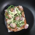 こつゆ514's cooksnap of when they made 餅ピザ～冷蔵庫にあるもので♪.