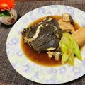 Laufen's cooksnap of when they made ひらめの煮付け.
