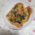 くネコまろす's cooksnap of when they made フライパンで簡単★食パンキッシュ.