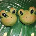 tink☆'s cooksnap of when they made カエルのクリームパン.