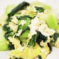 ダリア☆'s cooksnap of when they made チンゲン菜の卵炒め.