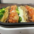 にこ♡。。。's cooksnap of when they made ホットプレートで簡単石焼きビビンバ.