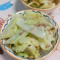 赤い電話's cooksnap of when they made 夏にサッパリ！キャベツの梅マヨあえ.