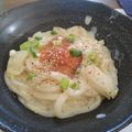 てんちょもらんま's cooksnap of when they made 濃厚クリーミー♡豆乳たらこクリームうどん.