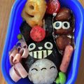 食いしん坊とーさ's cooksnap of when they made トトロおにぎり★キャラ弁★.