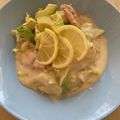 ピーナッツ子♪'s cooksnap of when they made チキンとキャベツのレモンクリームパスタ。.