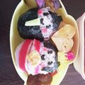 ❤はまー❤'s cooksnap of when they made キャラ弁＊簡単♪俵おにぎりでひな祭り弁当.