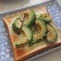 きらり流れ星's cooksnap of when they made アボガドチーズトースト.