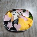 ヒグマ鍋's cooksnap of when they made ひな祭り 簡単お雛様お弁当 幼稚園用.