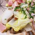 さこです's cooksnap of when they made 白菜しめじベーコンのガリバタ白だし炒め.
